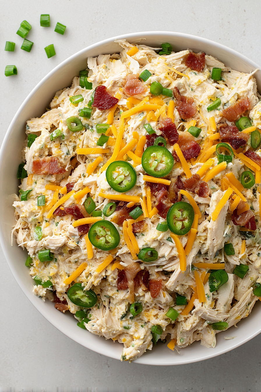 Jalapeño Popper Chicken Salad