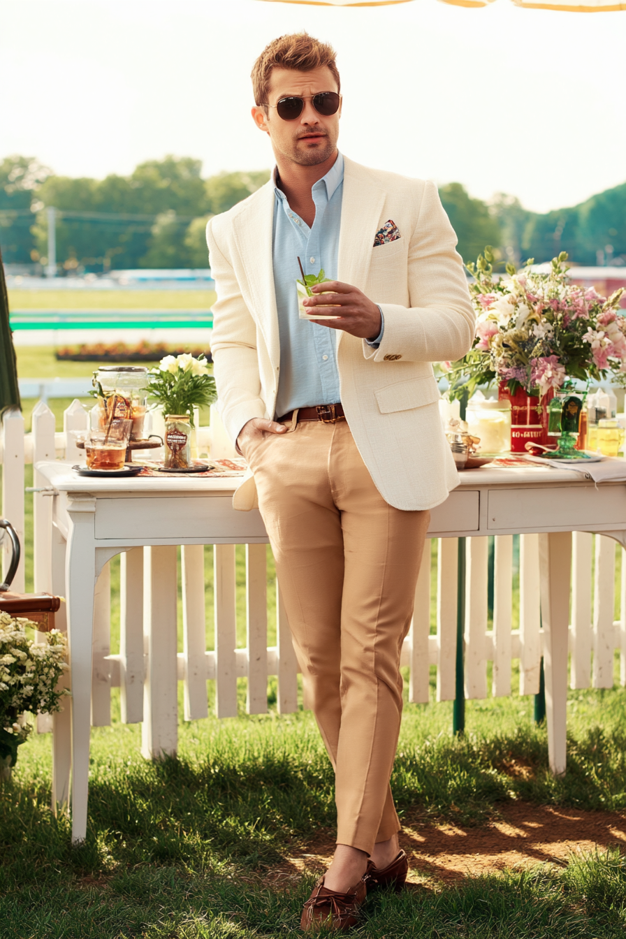 Kentucky Derby Outfits for Men: How to Look Sharp at the Races - Frosted Blog Kentucky Derby Outfits for Men: How to Look Sharp at the Races - Frosted Blog