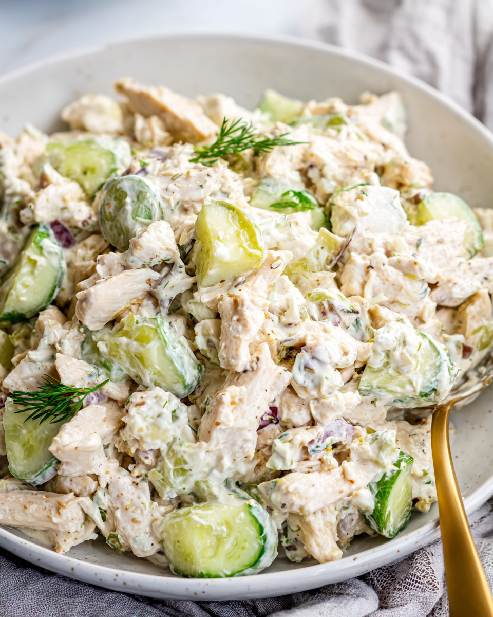 Crunchy Dill Pickle Chicken Salad: The Recipe You’ll Make on Repeat