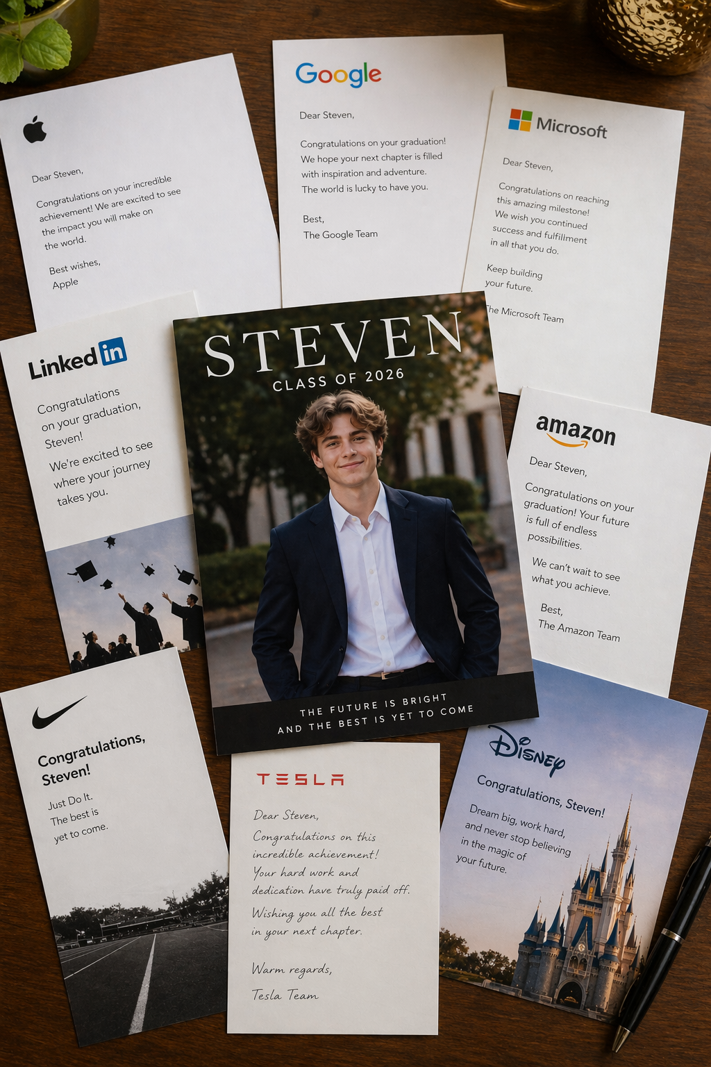 Companies to Send Graduation Announcements To: 30 Ideas Plus a Template That Works