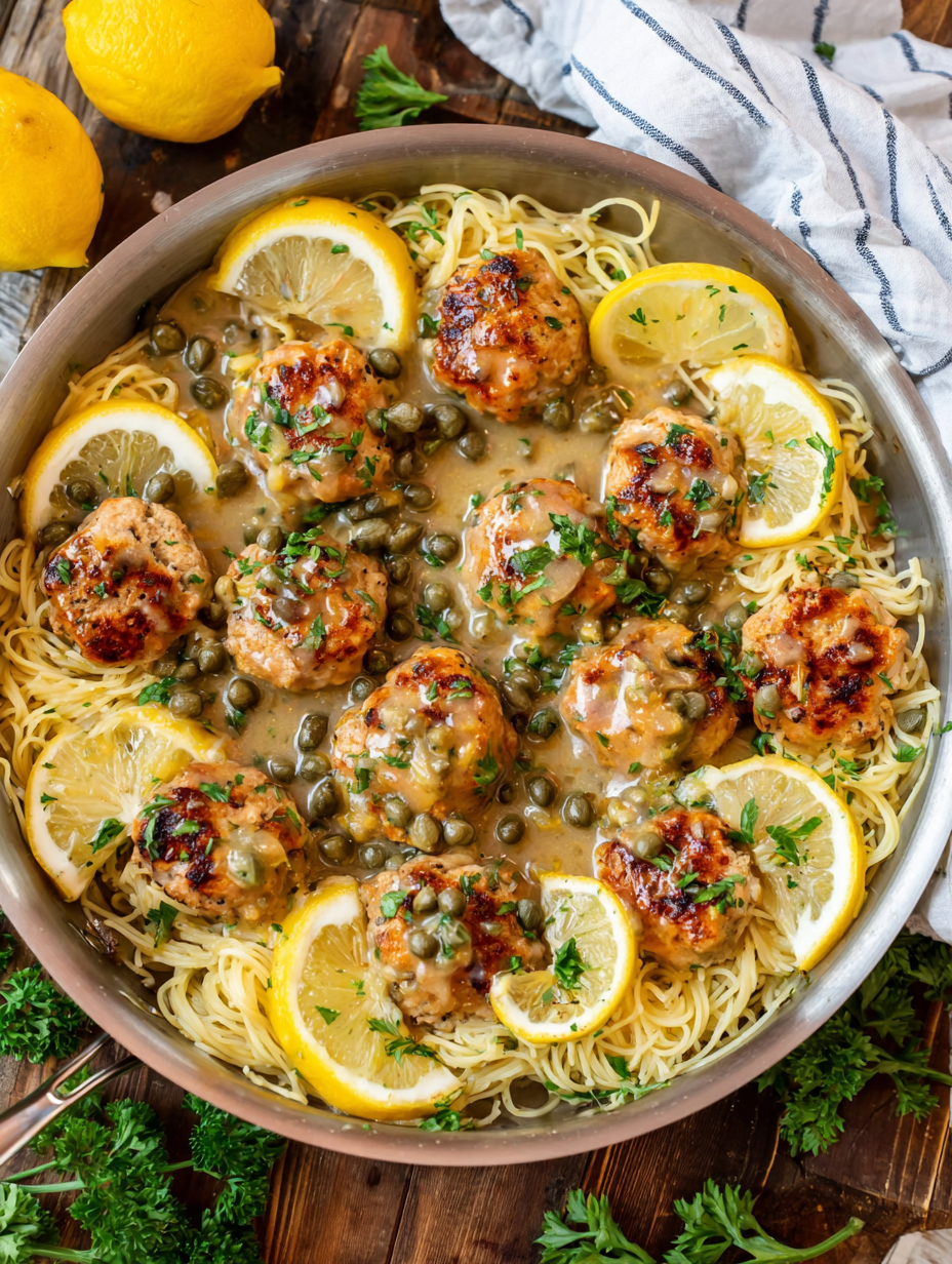 The Chicken Piccata Meatballs That Make Tuesday Feel Like a Restaurant Night