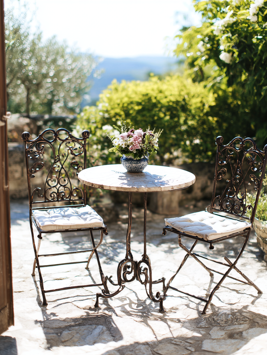The Best Bistro Table for Your Patio, Porch and Balcony (And How to Style Them)