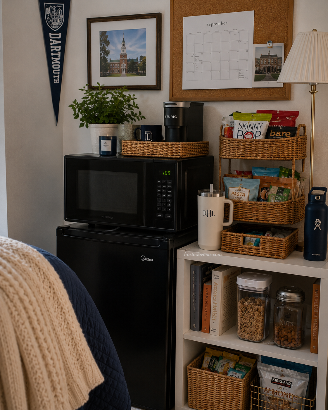 dorm room organization