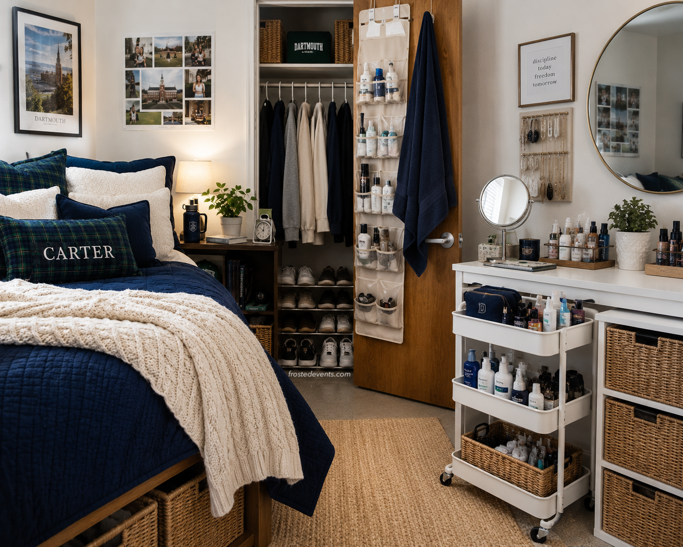 old money dorm room aesthetic