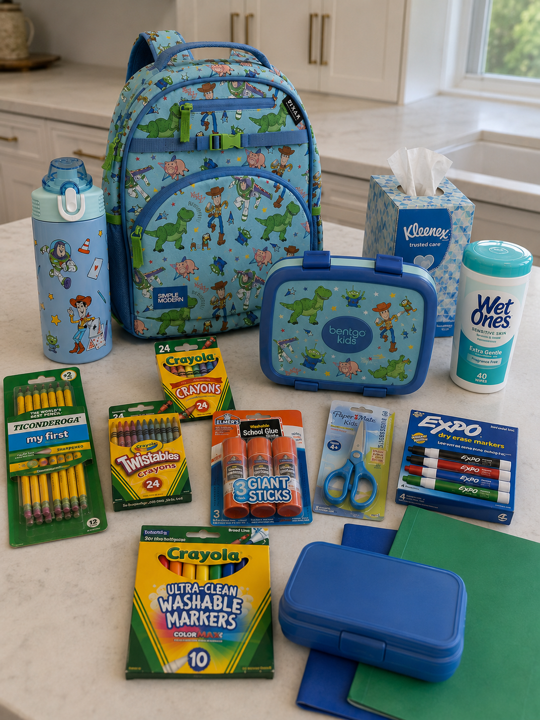 kindergarten shopping list