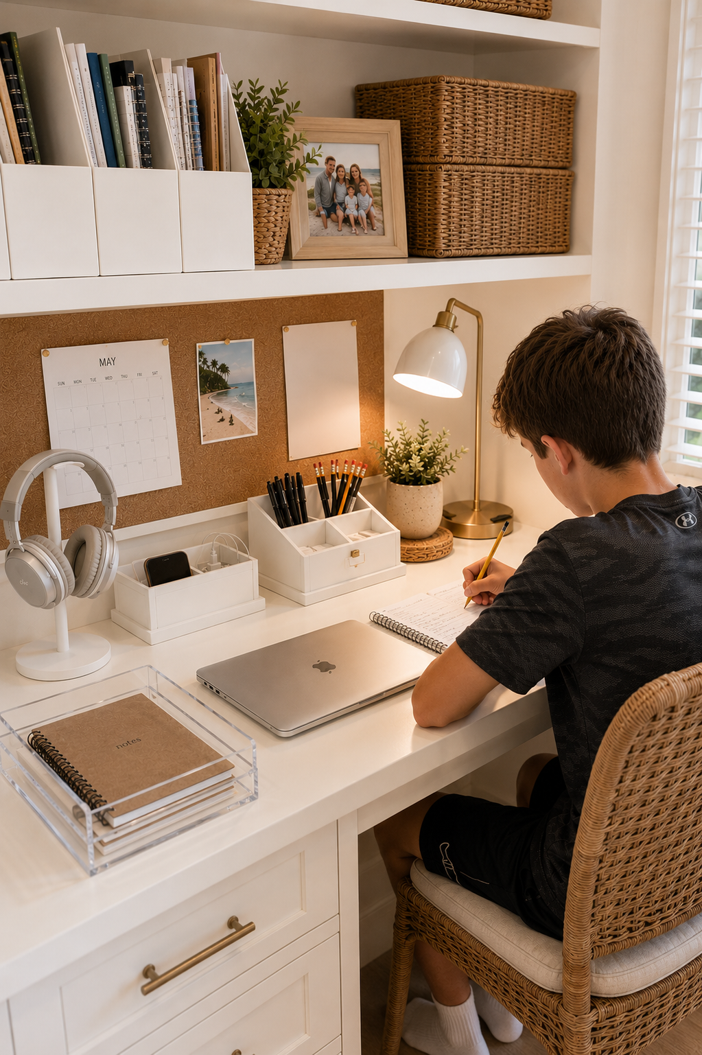 Best After School Homework Station Ideas That End the Kitchen Table Chaos